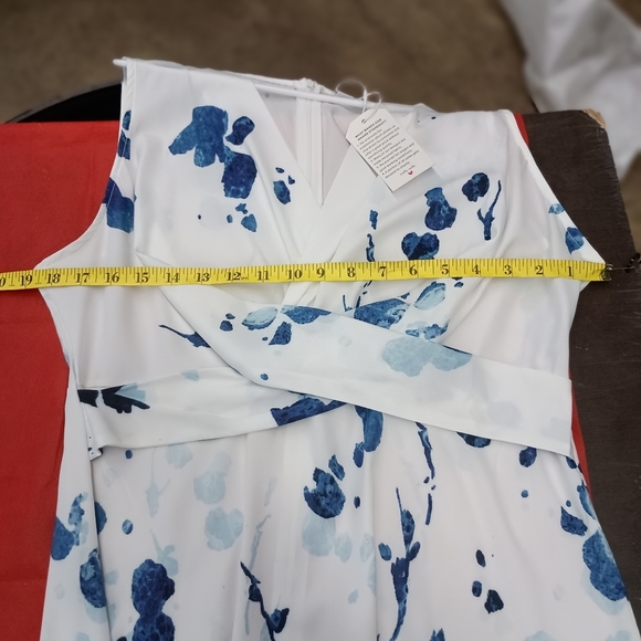 Cream Tiered Wrap Maxi Dress with Cowl Neck - Picture 4 of 12